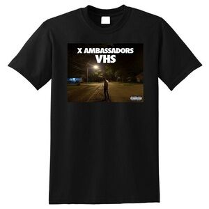 X Ambassadors VHS Indie Music Retro Black Graphic Unisex T-Shirt
